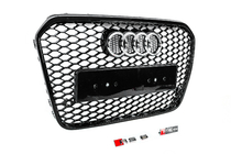 Audi A6 C7 2011-2017 Frontgrill schwarz RS-Style (2011-2014) Foto 2