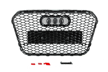 Audi A6 C7 2011-2017 Frontgrill schwarz RS-Style (2011-2014) Foto 4