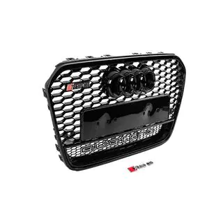 Frontgrill RS-Style schwarz mit Quattro Schriftzug (2011-2014) Foto 3