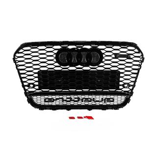 Frontgrill RS-Style schwarz mit Quattro Schriftzug (2011-2014) Foto 4