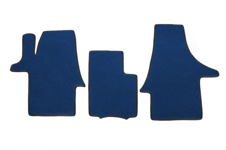 Volkswagen T6 2015-2024 EVA Fußmatten (blau, vorne, für 1+1) Image