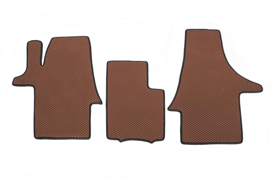 Volkswagen T6 2015-2024 EVA Fußmatten (ziegelrot, vorne, für 1+1) Image