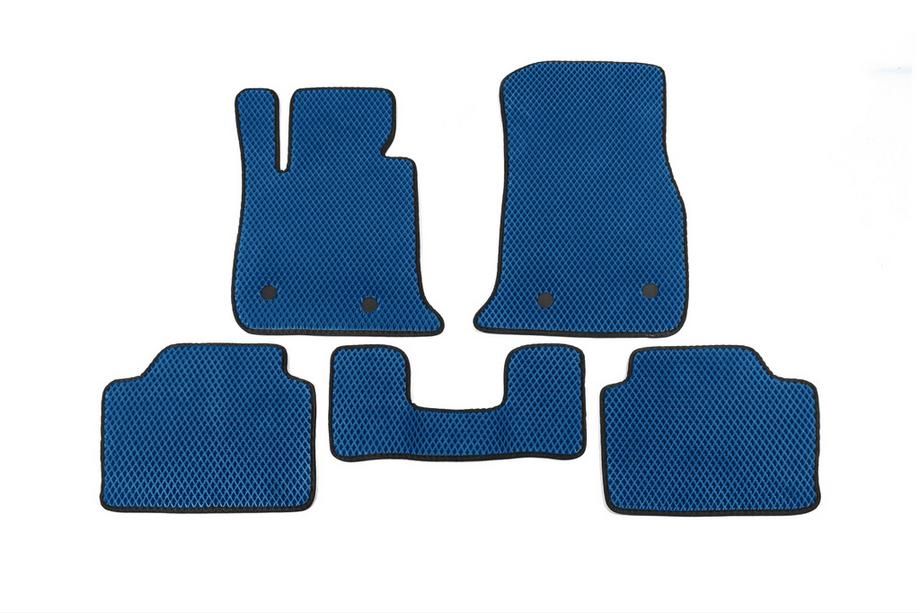 BMW 4 Series F32/F33/F36 2012-2020 EVA Fußmatten V1 (Blau) Image