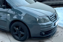 Volkswagen Caddy 2004-2010 Frontlippe Niken Black (ABS) Foto 1