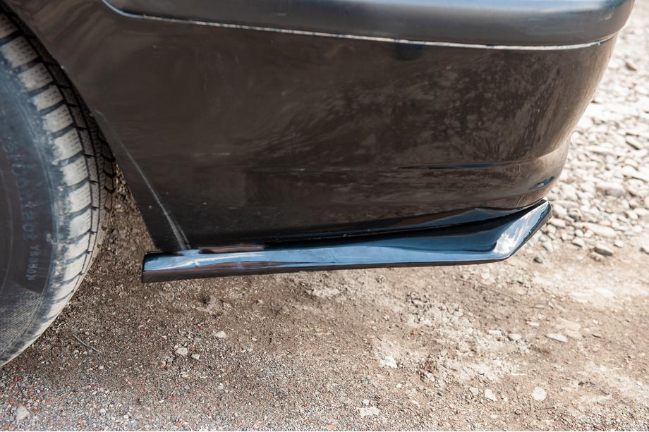Volkswagen Caddy 2004-2010 Flap Heckstoßstangenabdeckung DPT (ABS) (2Stk) (Schwarz Glanz) Foto 2