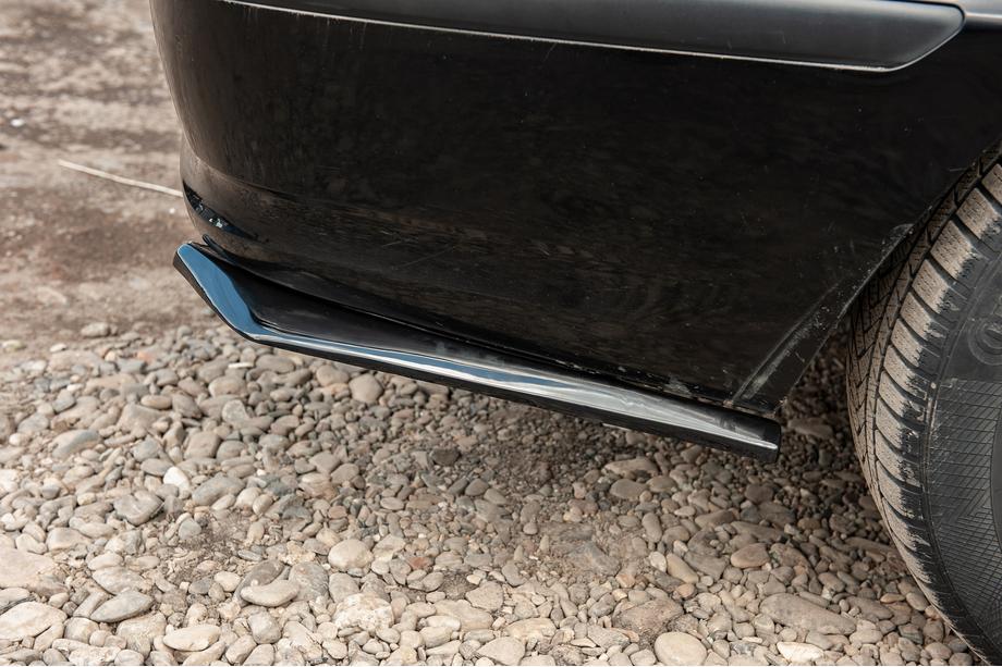 Volkswagen Caddy 2004-2010 Flap Heckstoßstangenabdeckung DPT (ABS) (2Stk) (Schwarz Glanz) Foto 12