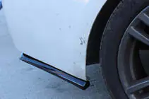 Volkswagen Caddy 2010-2015 Flap Heckstoßstangenabdeckung DPT (ABS) (2Stk) (Schwarz Glanz) Foto 6