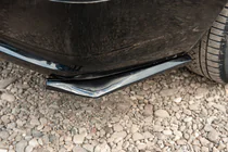 Volkswagen Caddy 2010-2015 Flap Heckstoßstangenabdeckung DPT (ABS) (2Stk) (Schwarz Glanz) Foto 2
