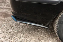 Volkswagen Caddy 2010-2015 Flap Heckstoßstangenabdeckung DPT (ABS) (2Stk) (Schwarz Glanz) Foto 3