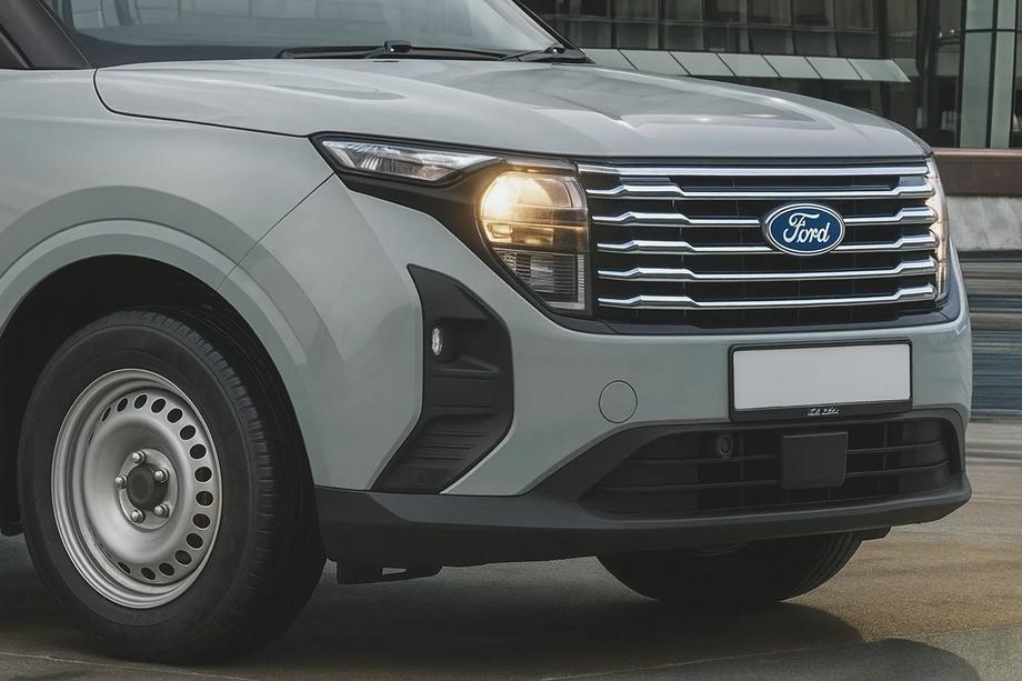 Ford Courier 2023- Chrom Kühlergrill Abdeckungen (Edelstahl) Image