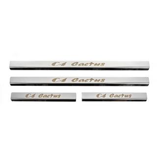 Einstiegsleisten Carmos (4 Stk, Edelstahl) Citroen Cactus 2014-2020 Foto 1