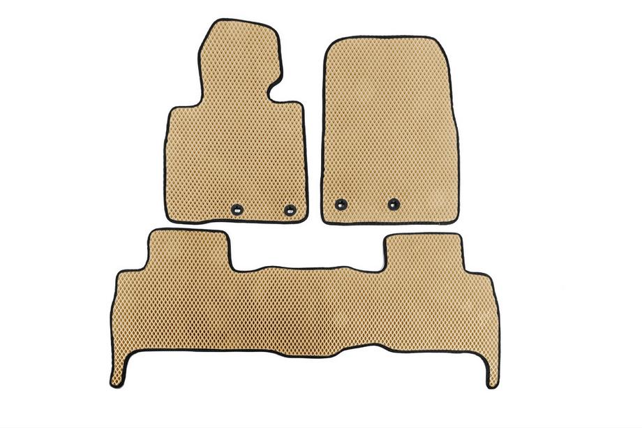 Lexus LX570/450d 2008-2022 EVA Fußmatten V-2 (2012-2021, Beige) Image