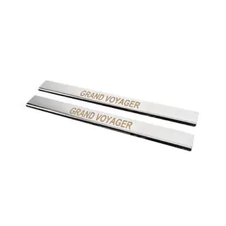 Einstiegsleisten Carmos (2 Stk, Edelstahl) Chrysler Voyager 2008-2016 Foto 2