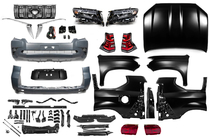 Toyota Land Cruiser Prado 120 2002-2009 Facelift Kit auf Toyota Land Cruiser Prado 150 2017+ Foto 2