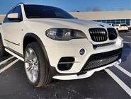 BMW X5 E70 2007-2013 Frontstoßstangenlippe (2010-2013, grundiert zum Lackieren) Foto 8