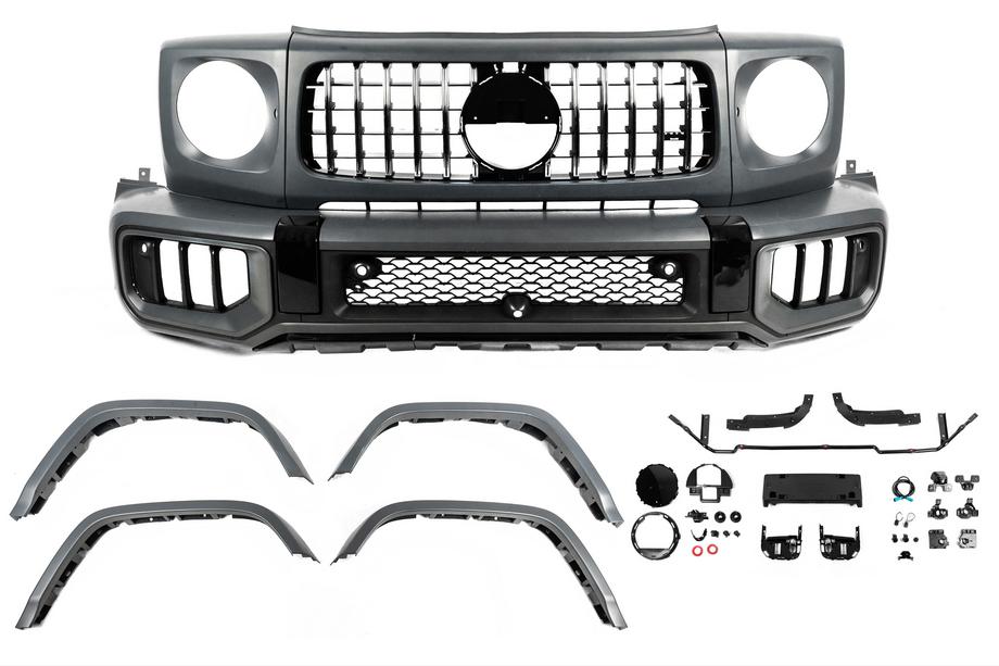 Mercedes G class W463 2018-2024 Facelift Komplettset auf W465 2025 G63 Image