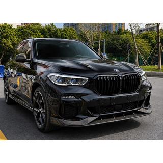 Front Lip Spoiler Paradigm V-1 (2018-2022, Echtcarbon) BMW X5 G05 2019–2026 Foto 1