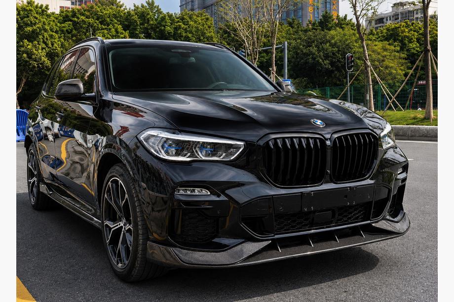 BMW X5 G05 2019–2026 Front Lip Spoiler Paradigm V-1 (2018-2022, Echtcarbon) Image