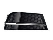 Audi A3 2012-2020 Nebelscheinwerfergitter S-Style V-2 (2016-2020, 2 Stk, Schwarz) Foto 2