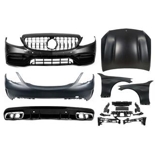 Bodykit mit Motorhaube und Kotflügeln (C63 AMG) Foto 1