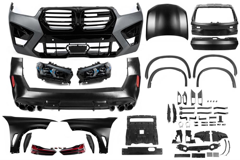 BMW X5 F15 2013-2018 Facelift-Umrüstkit auf X5M F95 2024 (mit Austausch der Heckklappe) Foto 2