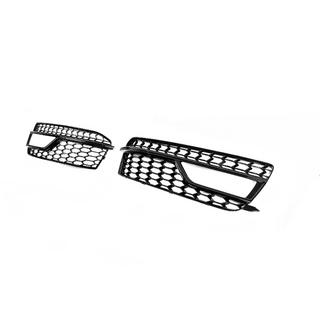 Nebelscheinwerfer-Gitter RS-Style (Sport, 2011-2015, 2 Stk, Schwarz) Audi A5 2007-2015 Foto 3