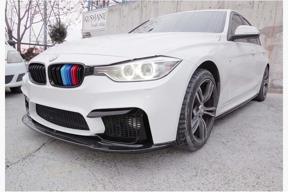 BMW 4 Series F32/F33/F36 2012-2020 Frontspoiler DPT Lip V-1 (Für M4, Schwarz Glanz) Foto 6