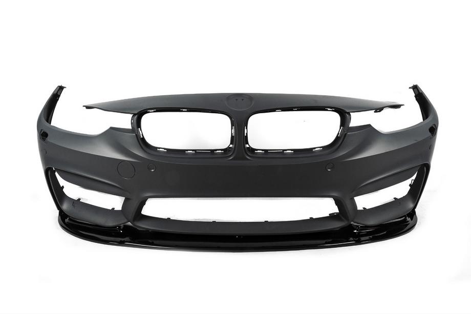 BMW 4 Series F32/F33/F36 2012-2020 Frontspoiler DPT Lip V-1 (Für M4, Schwarz Glanz) Foto 12