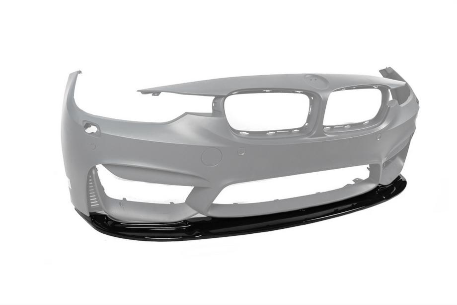 BMW 4 Series F32/F33/F36 2012-2020 Frontspoiler DPT Lip V-1 (Für M4, Schwarz Glanz) Foto 8