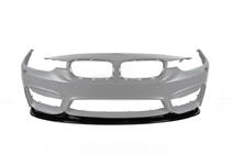 BMW 4 Series F32/F33/F36 2012-2020 Frontspoiler DPT Lip V-2 (Für M4, Schwarz Glanz) Foto 2