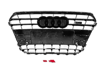Audi A6 C7 2011-2017 Frontgrill schwarz mit schwarzem Rahmen S-Style (2011-2014) Foto 4