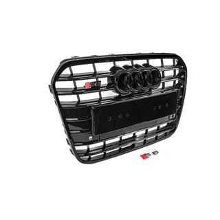 Frontgrill schwarz mit schwarzem Rahmen S-Style (2011-2014) Foto 2