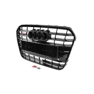 Frontgrill schwarz mit schwarzem Rahmen S-Style (2011-2014) Foto 3