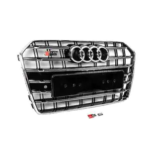 Frontgrill Schwarz mit Chromrahmen S-Style (2014-2017) Foto 3