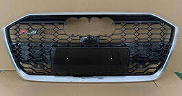 Audi A6 C8 2018–2025 Frontgrill RS-Style (schwarz mit Chrom) Foto 1