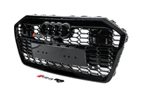 Audi A6 C8 2018–2025 Frontgrill RS-Style (mit ACC, schwarz) Foto 2