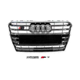 Frontgrill S-Style (2010-2014, schwarz mit Chrom) Foto 1