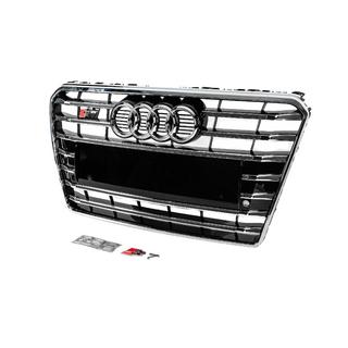 Frontgrill S-Style (2010-2014, schwarz mit Chrom) Foto 2