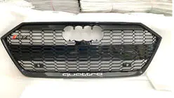 Audi A7 2018- Frontgrill RS-Style mit Quattro Schriftzug (schwarz) Foto 1