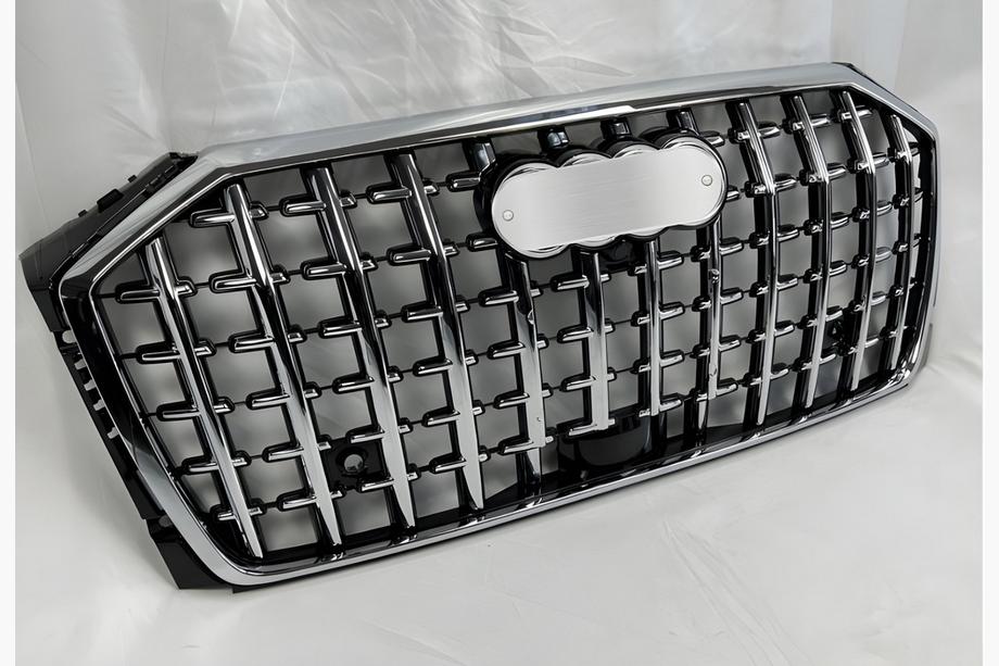 Audi A8 2018- Frontgrill S-Style Horch (2022+, Chrom mit Schwarz) Image