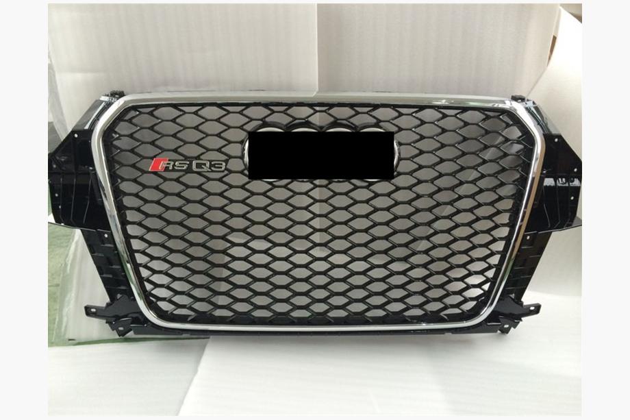 Audi Q3 2011-2019 Frontgrill RSQ-Style (2011-2015, schwarz mit Chrom) Image