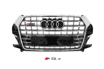 Audi Q3 2011-2019 Frontgrill RSQ-Style (2015-2019, schwarz mit Chrom) Foto 1