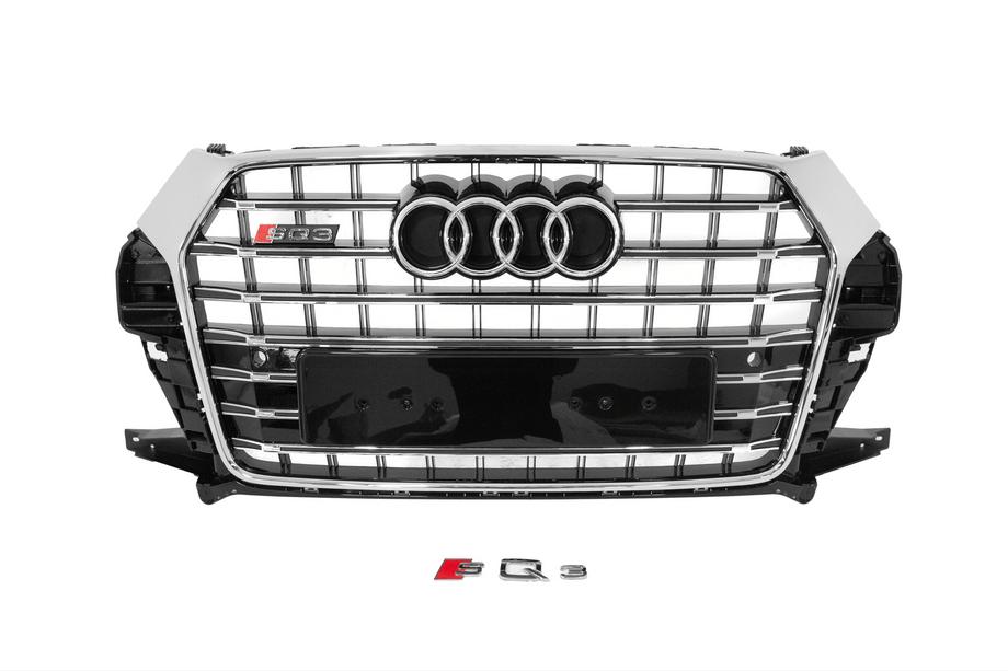 Audi Q3 2011-2019 Frontgrill RSQ-Style (2015-2019, schwarz mit Chrom) Image