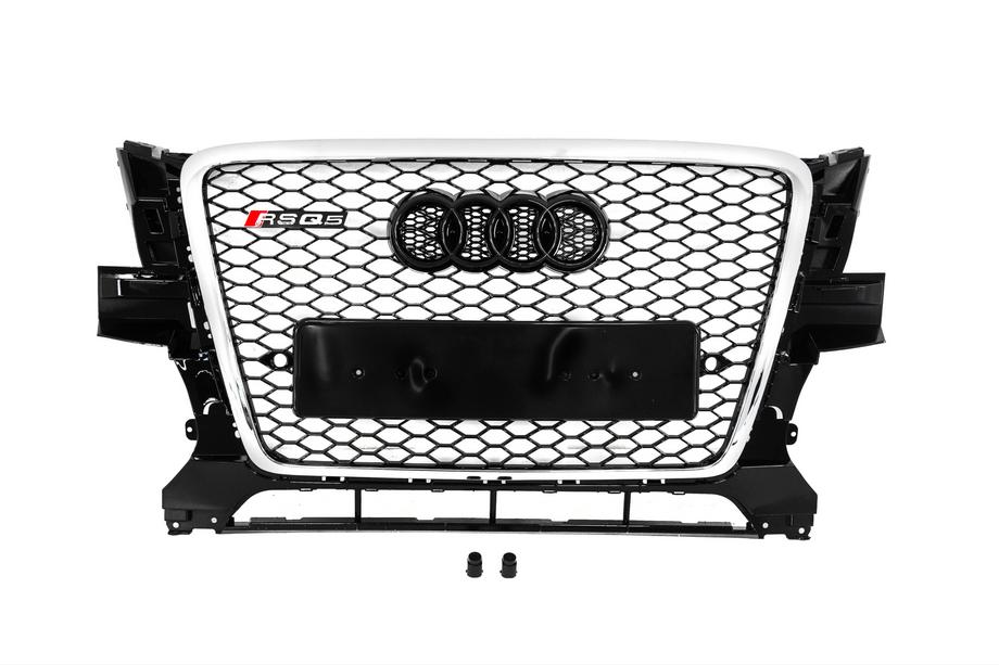Audi Q5 2008-2017 Frontgrill RSQ-Style (2008-2012, schwarz mit Chrom) Image
