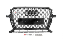 Audi Q5 2008-2017 Frontgrill RSQ-Style mit Quattro Schriftzug (2012-2017, schwarz) Foto 1