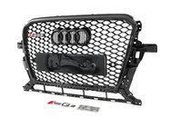 Audi Q5 2008-2017 Frontgrill RSQ-Style mit Quattro Schriftzug (2012-2017, schwarz) Foto 2