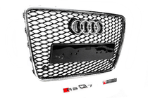 Audi Q7 2005-2015 Frontgrill RSQ-Style (schwarz mit Chrom) Foto 3