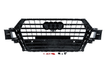 Audi Q7 2015–2026 Frontgrill SQ7-Style (2015-2019, schwarz mit Chrom) Foto 4