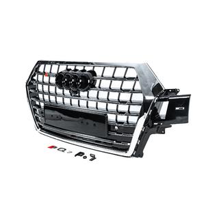 Kühlergrill vorne SQ-Style V-2 (2015-2019, schwarz mit Chrom) Foto 2