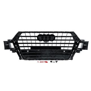 Kühlergrill vorne SQ-Style V-2 (2015-2019, schwarz mit Chrom) Foto 4